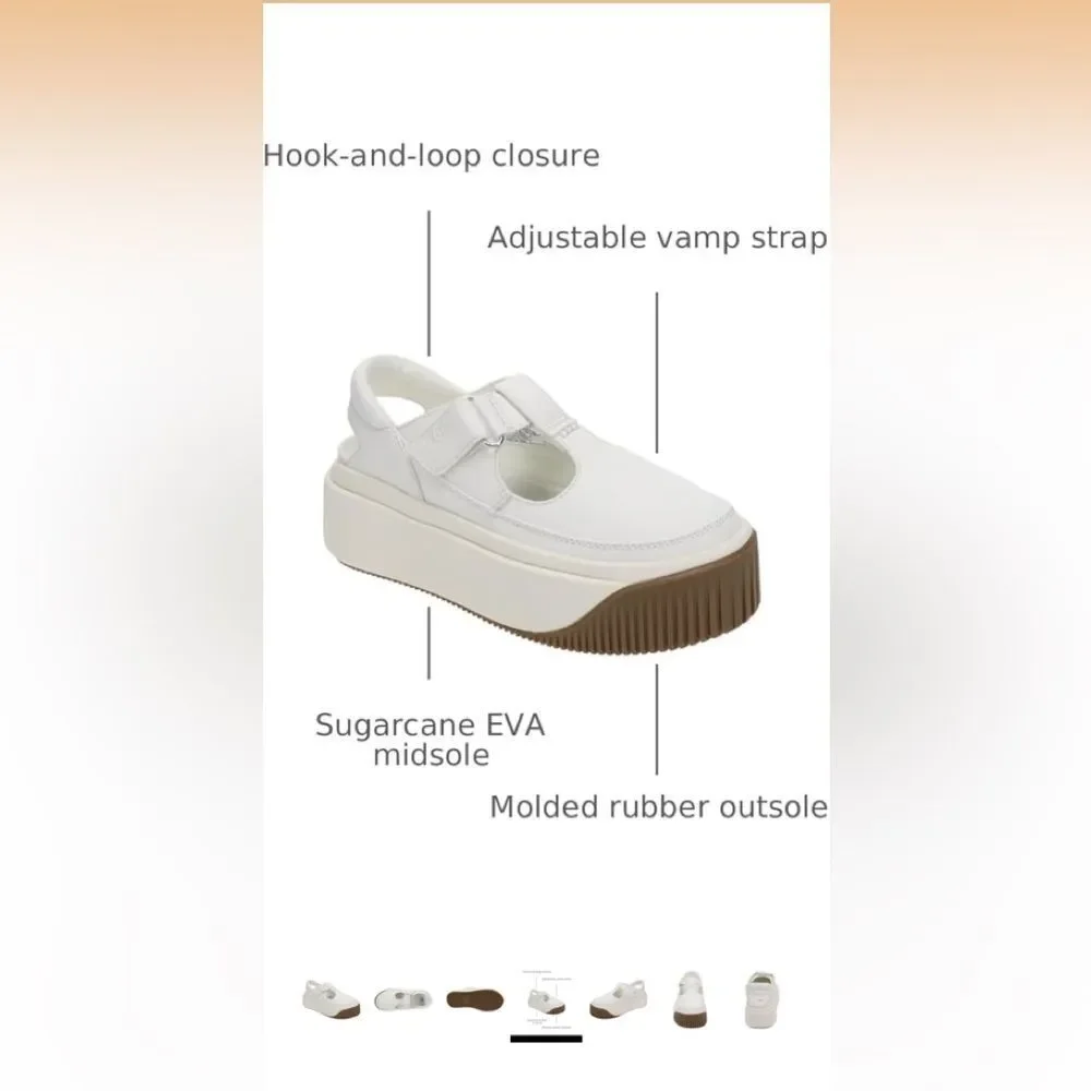 UGG Women's Cream and Brown Platform Shoes
